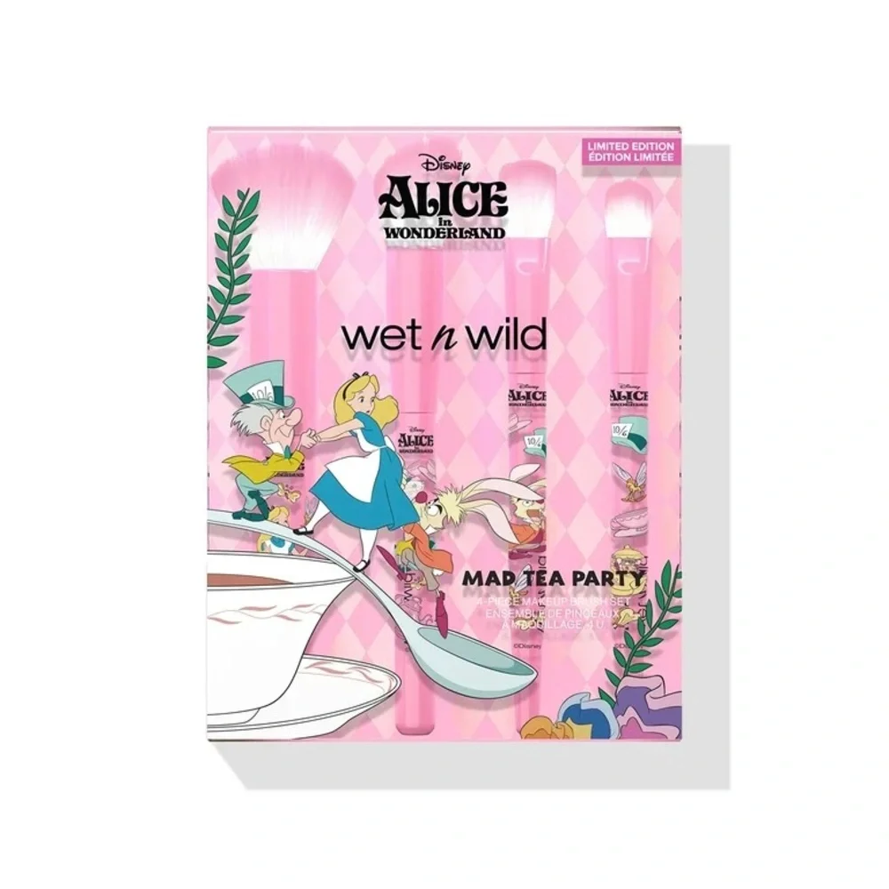 Wet n Wild Alice in Wonderland Mad Tea Party Brush Set - Pink